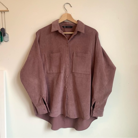 Zara Tops - Zara Corduroy Shaket size M